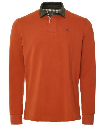Flannel Trim Rugby Shirt