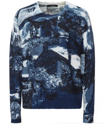 Must Have Landscape Print Sweater