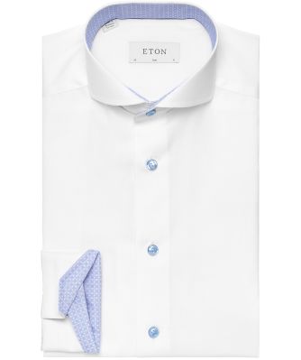 Eton Men's Cotton Poplin Slim Fit Shirt