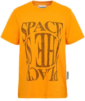 GANNI Women's Space Organic Cotton Tee