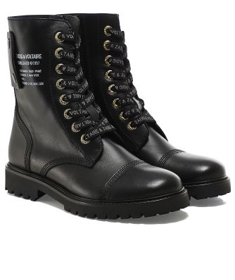 Joe Leather Combat Boots
