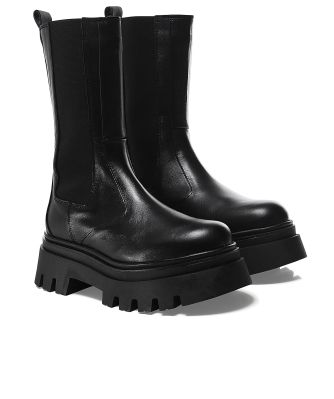 All Rounder Chunky Leather Chelsea Boots