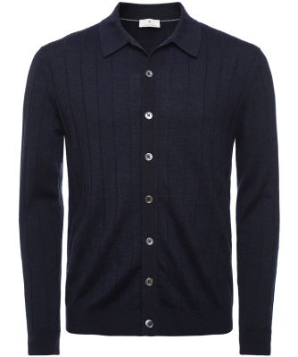 Merino Cardigan Polo