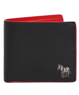 Leather Zebra Coin Wallet
