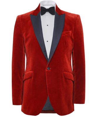 Slim Fit Velvet Dinner Jacket