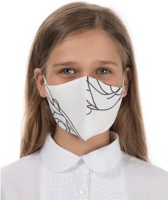 Grizas Children's Pack of 3 Printed Linen Protective Face Masks