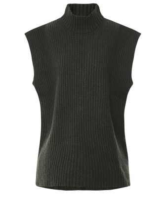 Recycled Ribbed Knit Vest