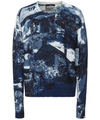 Must Have Landscape Print Sweater