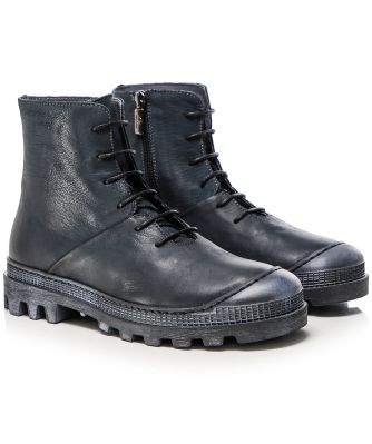Lace Up Leather Boots