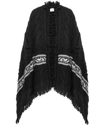 Dakota Merino Cable Jacquard Blanket