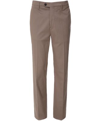 Pal Zileri Men's Brown Slim Fit Trousers