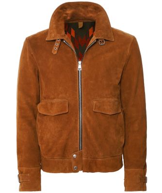 Suede Biker Jacket