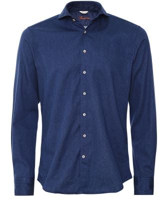 Fitted Body Flannel Shirt