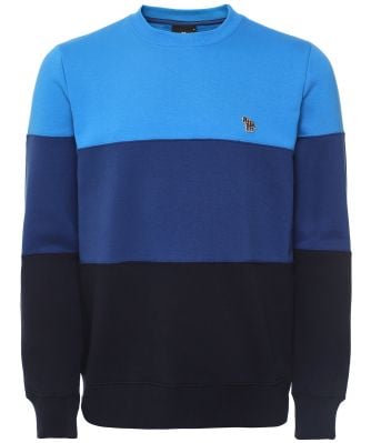 Organic Cotton Colour Block Zebra Sweatshirt