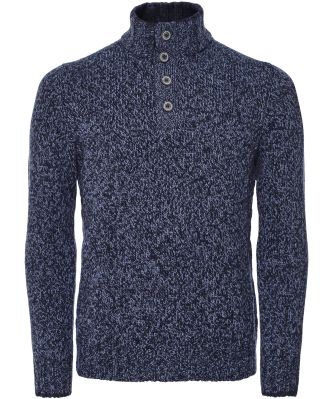 Virgin Wool Mock Neck Sweater