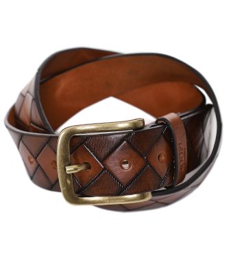 Leather Diamond Belt
