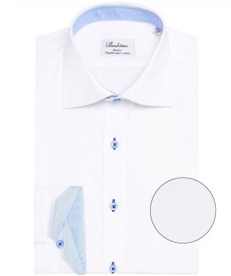 Fitted Body Stripe Trim Shirt