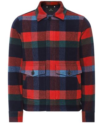 Wool Check Jacket