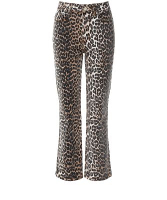 Betzy Cropped Leopard Jeans