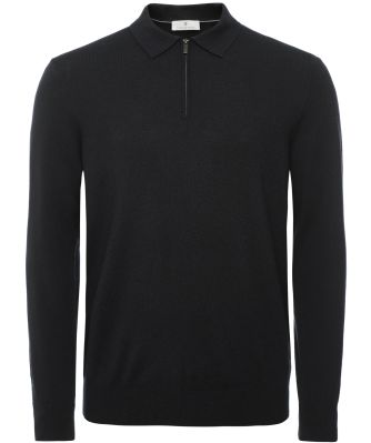 Merino Zip Polo Shirt