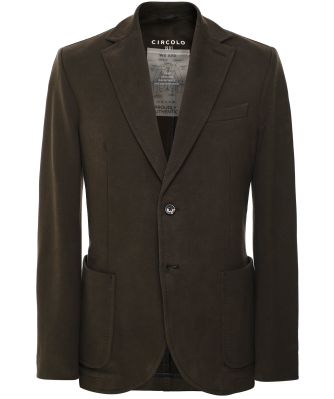 Slim Fit Fleece Blazer