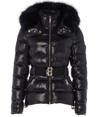 Holland Cooper Women's Aspen Faux Fur Trim Jacket