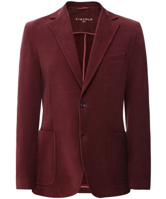 Slim Fit Cotton Jersey Jacket
