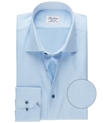 Fitted Body Micro Pattern Shirt