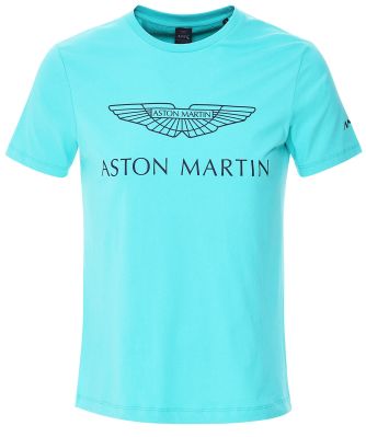 Crew Neck AMR Logo T Shirt