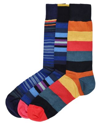Striped Socks Three Pack