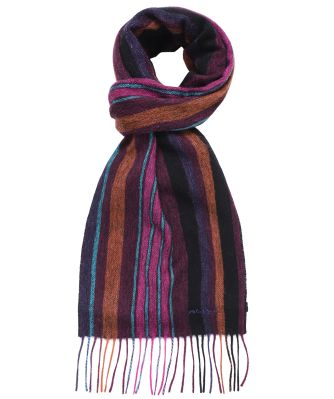 Lambswool Striped Scarf