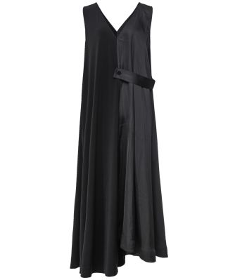 Satin Belt Dress