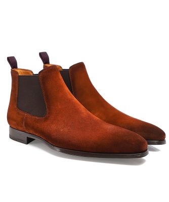 Magnanni Men's Suede Chelsea Boots