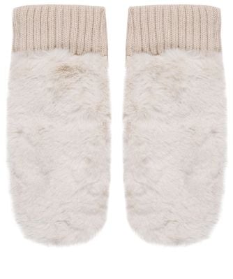 Faux Fur Oxo Mittens