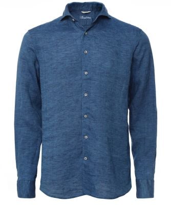 Fitted Body Linen Shirt