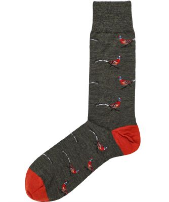 J. Blades Men's Wool Blend Pheasant Socks