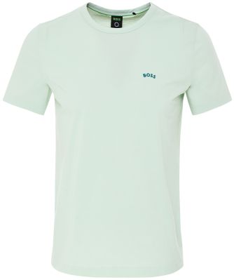 Crew Neck Tee Curved T Shirt