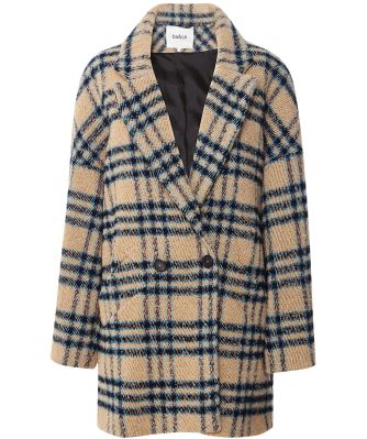 Gus Wool Blend Tartan Coat