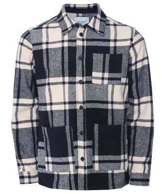 Jason Check Hybrid Overshirt