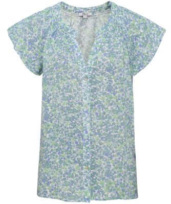 Linen Floral Alena Shirt