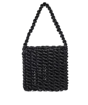 NU London Women's Woven Detail Bag