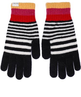 Paul Smith Women's Ygritte Monochrome Stripe Gloves