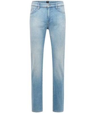 BOSS Light Blue Slim Fit Delaware3-1 Jeans