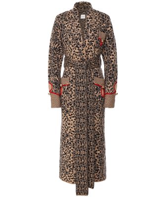 Hari Merino Jacquard Smoking Robe