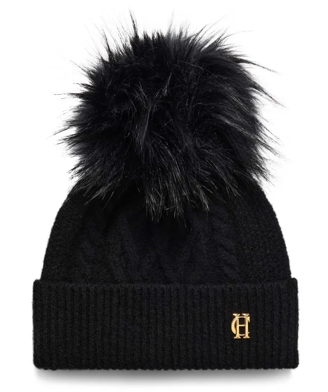 Holland Cooper Sloane Cable Bobble Hat