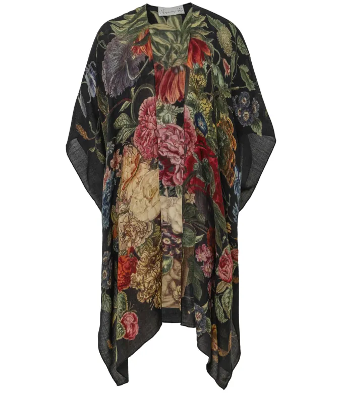 One Hundred Stars Primula Black Wool Throwover