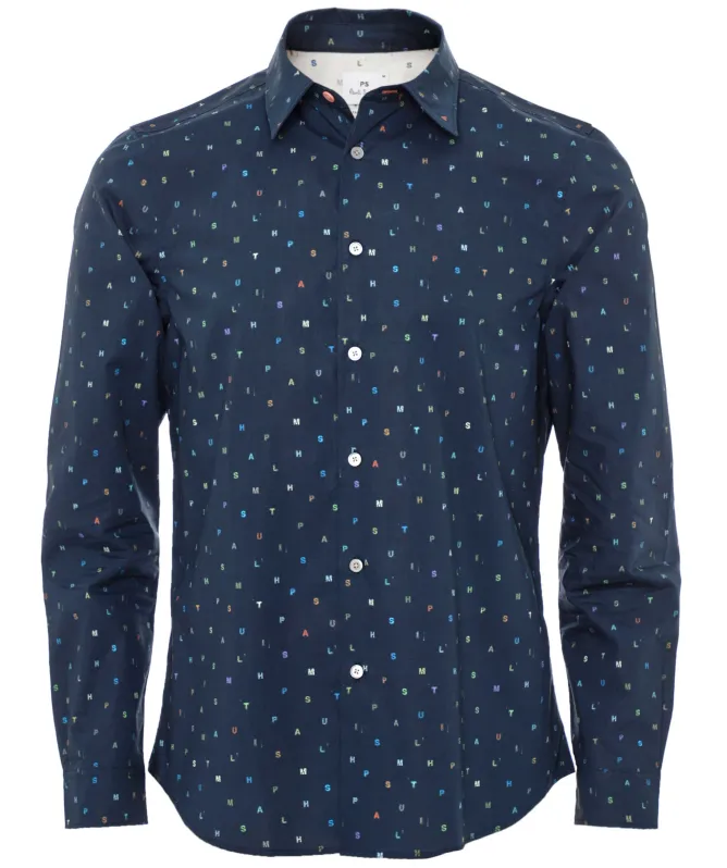 Paul Smith Tailored Fit Letters Shirt