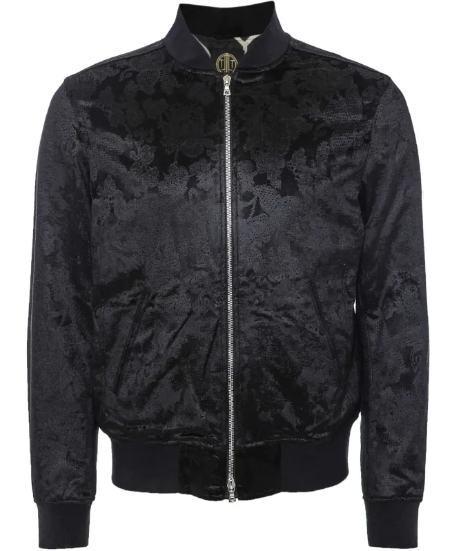 Limitato Emblem Velvet Bomber Jacket