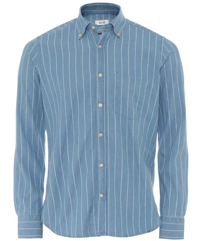 Jules B Striped Button-Down Shirt