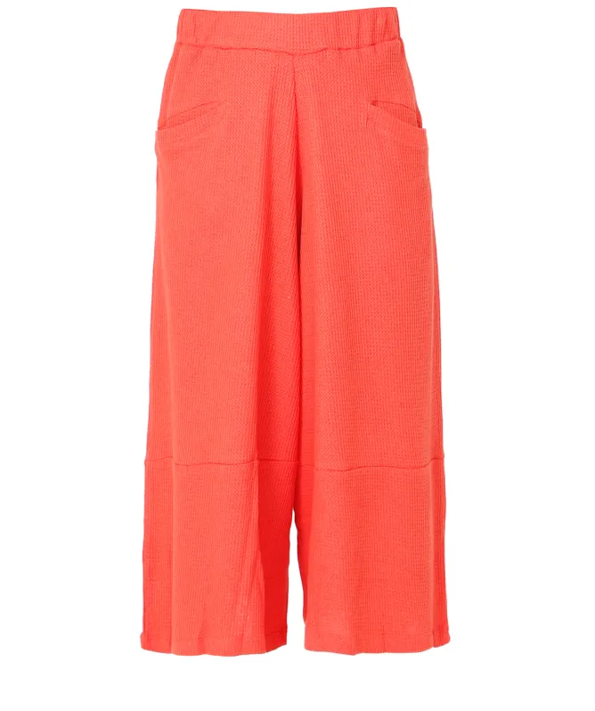 Sort Aarhus Cotton Linen Cropped Pants